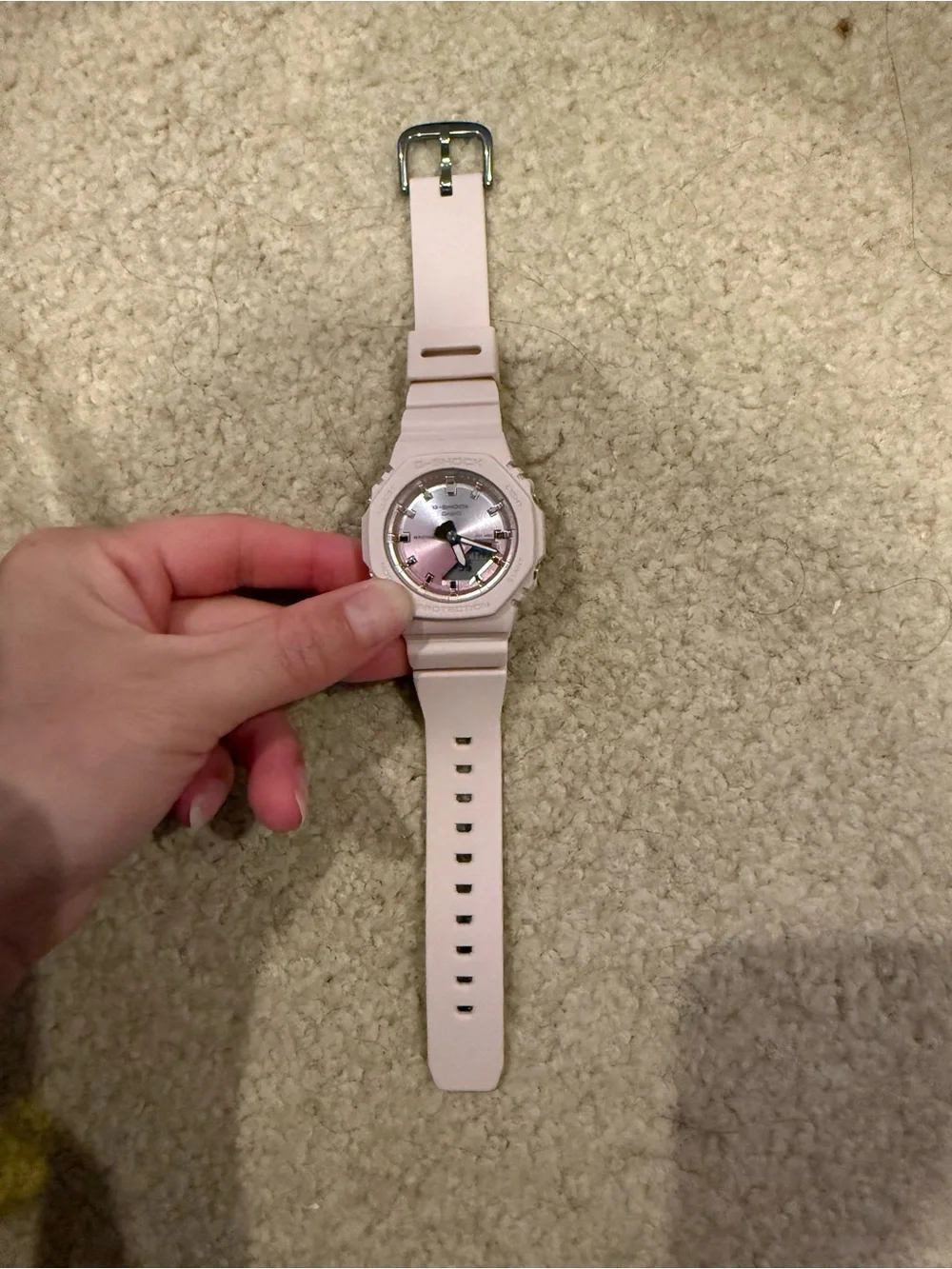 G shock pink watch